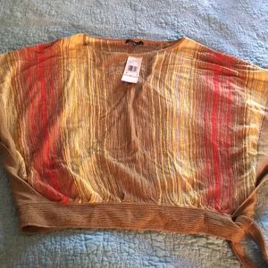 Anne Klein multi colored open side top.